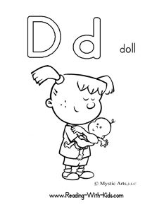 Children Coloring Pages: Alphabet Coloring Pages with Reference Pictures